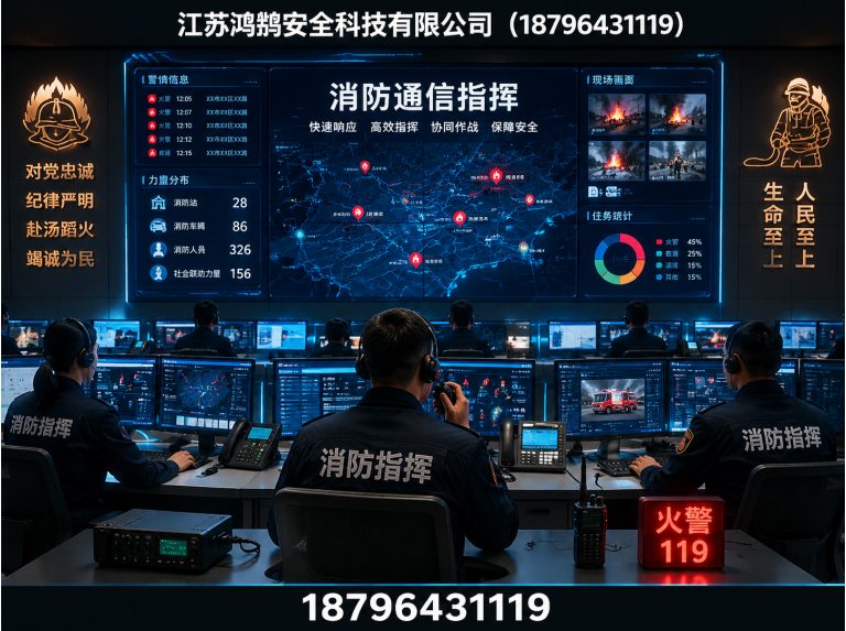 肇庆智慧消防系统展示图